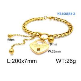 Stainless Steel Gold-plating Bracelet