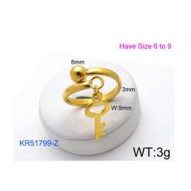 Stainless Steel Gold-plating Ring