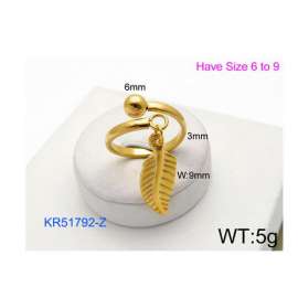 Stainless Steel Gold-plating Ring