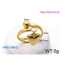 Stainless Steel Gold-plating Ring