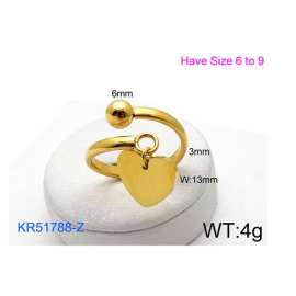 Stainless Steel Gold-plating Ring