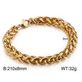 Stainless Steel Gold-plating Bracelet