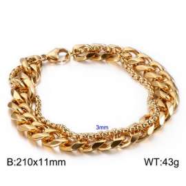 Stainless Steel Gold-plating Bracelet