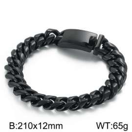 Stainless Steel Black-plating Bracelet