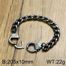 Stainless Steel Black-plating Bracelet