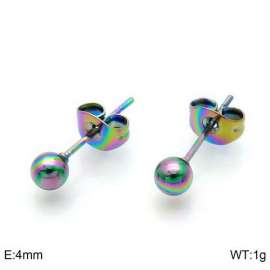 SS Colorful Plating Earring