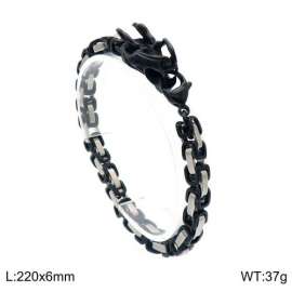 Stainless Steel Black-plating Bracelet