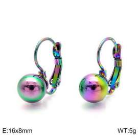 SS Colorful Plating Earring
