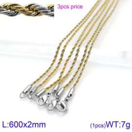 SS Gold-Plating Necklace