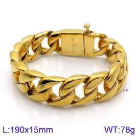 Stainless Steel Gold-plating Bracelet