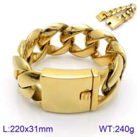 Stainless Steel Gold-plating Bracelet