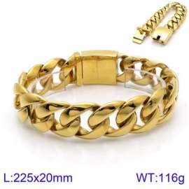 Stainless Steel Gold-plating Bracelet