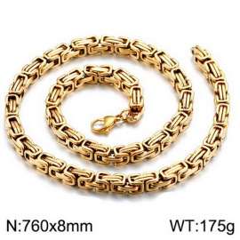 SS Gold-Plating Necklace