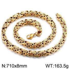 SS Gold-Plating Necklace