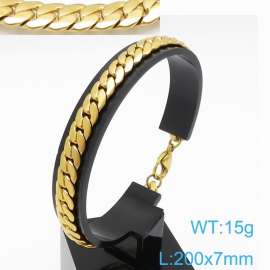 Stainless Steel Gold-plating Bracelet