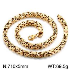 SS Gold-Plating Necklace