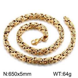 SS Gold-Plating Necklace