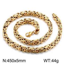 SS Gold-Plating Necklace