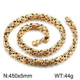 SS Gold-Plating Necklace