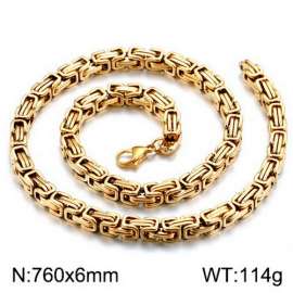 SS Gold-Plating Necklace