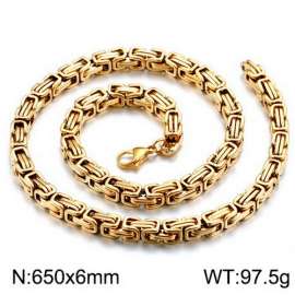 SS Gold-Plating Necklace