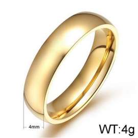 Stainless Steel Gold-plating Ring