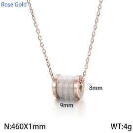 SS Rose Gold-Plating Necklace