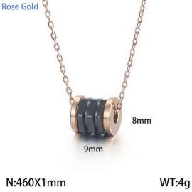 SS Rose Gold-Plating Necklace