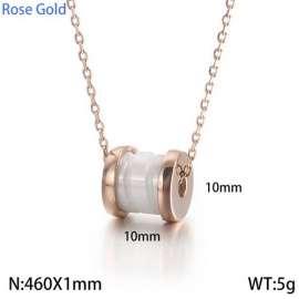 SS Rose Gold-Plating Necklace