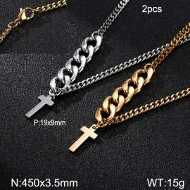 SS Gold-Plating Necklace