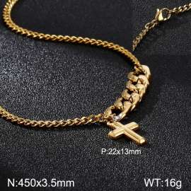 SS Gold-Plating Necklace