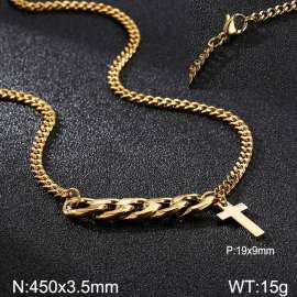 SS Gold-Plating Necklace