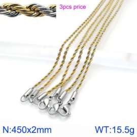 Staineless Steel Small Gold-plating Chain