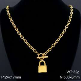 SS Gold-Plating Necklace