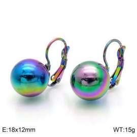 SS Colorful Plating Earring