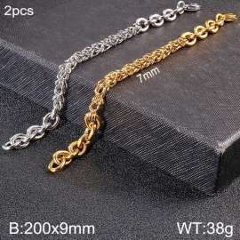 Stainless Steel Gold-plating Bracelet