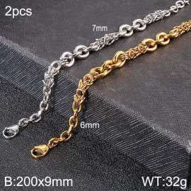 Stainless Steel Gold-plating Bracelet