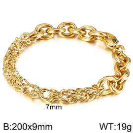 Stainless Steel Gold-plating Bracelet