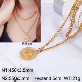 SS Gold-Plating Necklace