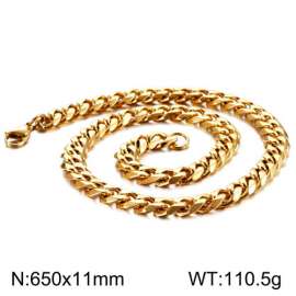 SS Gold-Plating Necklace