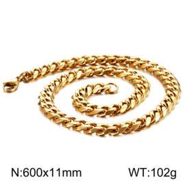 SS Gold-Plating Necklace