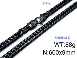 Stainless Steel Black-plating Necklace