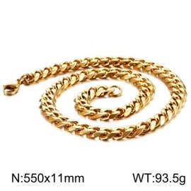 SS Gold-Plating Necklace