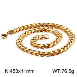 SS Gold-Plating Necklace