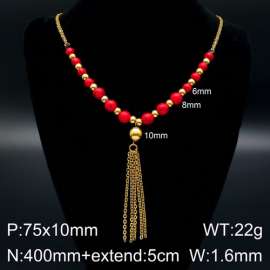 SS Gold-Plating Necklace