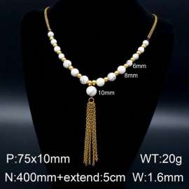 SS Gold-Plating Necklace