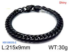 Stainless Steel Black-plating Bracelet