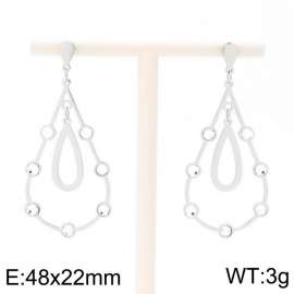 Stainless Steel Stone&Crystal Earring