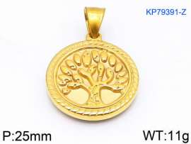 Stainless Steel Gold-plating Pendant