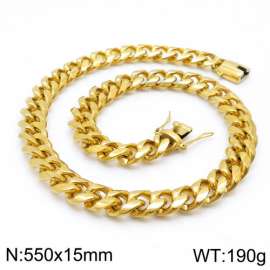 SS Gold-Plating Necklace